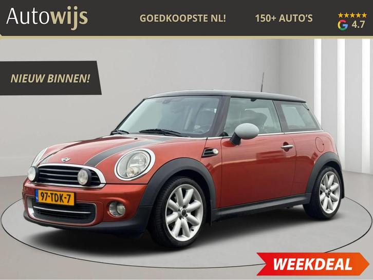 Mini Mini 1.6 Cooper 10 Years II|NAVI|LEDER|LM-VELG|H&K|Goed, Auto's, Mini, Bedrijf, Te koop, Cooper, ABS, Airbags, Airconditioning