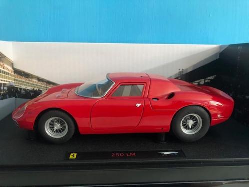 FERRARI 250LM 1:18 HOT WHEELS ELITE, Hobby en Vrije tijd, Modelauto's | 1:18, Zo goed als nieuw, Auto, Hot Wheels, Ophalen of Verzenden