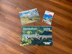 3 stuks oude wand kalenders met foto’s van Zwitserse treinen, Ophalen of Verzenden, Gebruikt, Overige soorten, Kaart of Prent