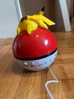 Pokémon Pikachu Wekker - Zonder Kabel, Werkt op Batterijen, Ophalen of Verzenden, Gebruikt, Klok