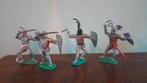 Vintage plastic Ridders - Set van 4, Ophalen of Verzenden, Gebruikt