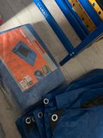 3 zeilen 3x4 meter, waarvan 2 nieuwe en 1 gebruikt, Doe-het-zelf en Verbouw, Zeil en Folie, Ophalen, 15 m² of meer, Zeil