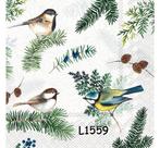 Servetten decoupage/bullet journal – vogels L1559, Verzenden, Nieuw, Materiaal