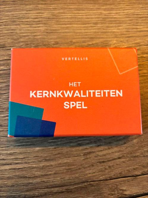 Het kernkwaliteitenspel - Vertellis, Hobby en Vrije tijd, Cursusmateriaal, Zo goed als nieuw, Meerdere media, Ophalen of Verzenden