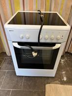 Beko: Keramische Fornuis, Niet de Mooiste - Perilex stekker, Witgoed en Apparatuur, Fornuizen, Ophalen, Gebruikt, Keramisch, Grill