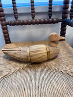 Eend van natuurmaterialen decoratie, Ophalen of Verzenden, Gebruikt, Rond