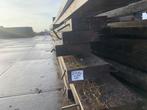 Hardhouten Balken - 8 Meter - Getoogd, Doe-het-zelf en Verbouw, Hout en Planken, Ophalen, Gebruikt, Balk, Overige houtsoorten