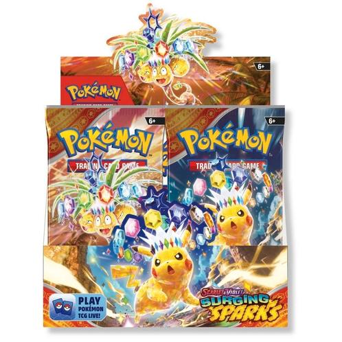 Pokemon Surging Sparks Boosterbox - 36 Packs, Hobby en Vrije tijd, Verzamelkaartspellen | Pokémon, Nieuw, Boosterbox, Foil, Ophalen of Verzenden