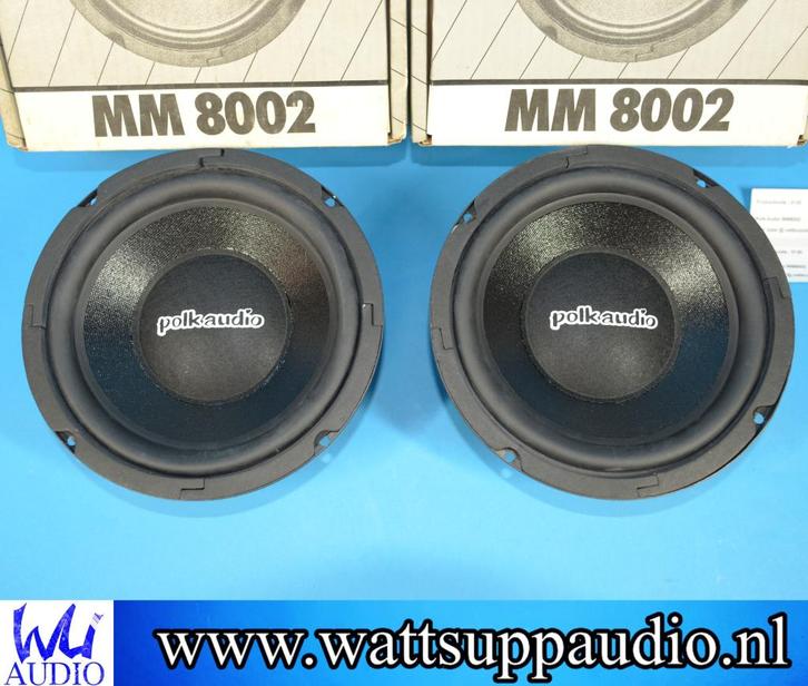 Polk Audio MM 8002 8 inch subwoofer ( Polk MM8002 ), Auto diversen, Autospeakers, Gebruikt, Ophalen of Verzenden