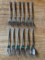 11x Vintage Gero Zilmeta 711 taartvorkjes gebaksvorkjes, Antiek en Kunst, Antiek | Bestek, Ophalen of Verzenden