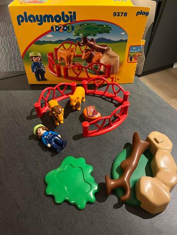 Playmobil 123 Leeuwenverblijf 9378 - Zo Goed Als Nieuw beschikbaar voor biedingen