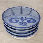 Vintage Jasba gourmetborden met Franse lelie, Keramiek, Ophalen of Verzenden, Zo goed als nieuw, Bord(en)