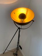 Industriele lamp zwart / goud, Ophalen, Zo goed als nieuw, Minder dan 100 cm