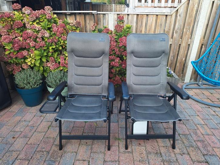 2x Bardani Domenica Plus 3D Comfort Stoelen, Caravans en Kamperen, Kampeermeubelen, Zo goed als nieuw, Campingstoel, Ophalen