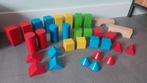 Houten Blokken Bouwset - Compleet!, Ophalen, Gebruikt, Overige merken