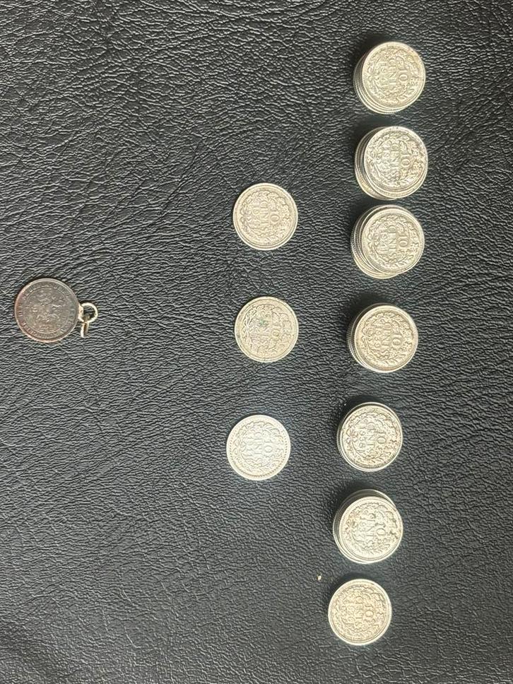 51 munten van tijdens of voor de oorlog, Postzegels en Munten, Munten | Europa | Niet-Euromunten, Overige landen, Ophalen of Verzenden