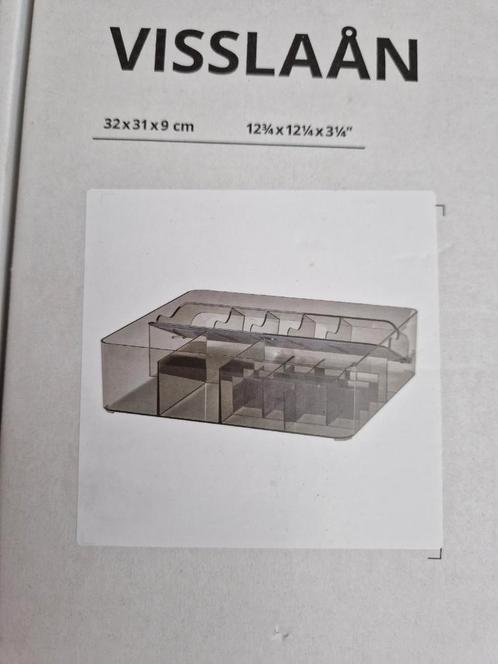 Organizer Vislaån Ikea voor kast of lade make up toolbox, Doe-het-zelf en Verbouw, Kratten en Dozen, Zo goed als nieuw, Doos, Minder dan 35 cm