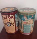 Van Houten Cacao 2 blikken - 1 uit 1999 Nieuwstaat en 1 oude, Verzamelen, Blikken, Ophalen of Verzenden, Zo goed als nieuw, Overige