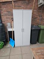 Witte opbergkast met deuren, Ophalen, 50 tot 100 cm, 150 tot 200 cm, 25 tot 50 cm