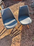 Kuipstoelen, Huis en Inrichting, Stoelen, Gebruikt, Twee, Grijs, Ophalen
