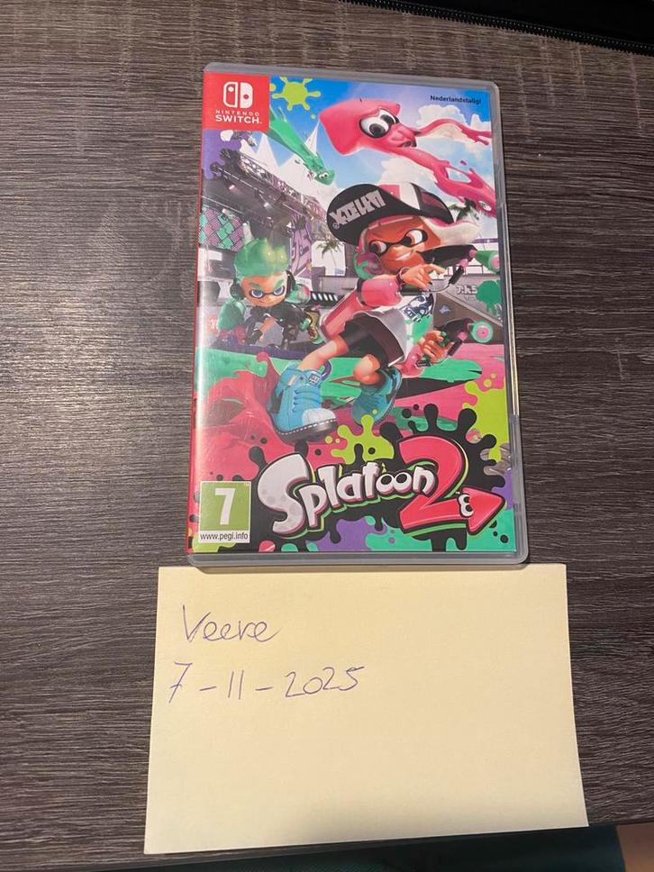 Nintendo Switch Splatoon 2, Spelcomputers en Games, Games | Nintendo Switch, Zo goed als nieuw, 1 speler, Ophalen of Verzenden