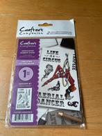 Crafters companion stempel 2, Hobby en Vrije tijd, Ophalen of Verzenden, Zo goed als nieuw, Houten stempel