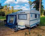 Knaus caravan '80 retro, Caravans en Kamperen, Caravans, Particulier, 500 - 750 kg, Knaus, Disselslot