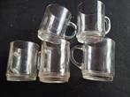 5 thee glazen, Glas of Glazen, Ophalen of Verzenden, Overige stijlen, Glas
