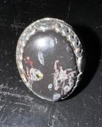 Antiek zilveren ring van JalanJalan met Jaspis steen 60/19, Sieraden, Tassen en Uiterlijk, Antieke sieraden, Ophalen of Verzenden