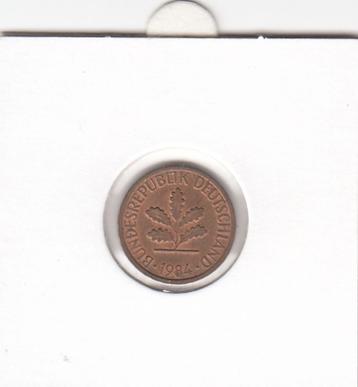 S19-MAS-04781 Duitsland 1 pfennig 1984 J KM# 105 XF beschikbaar voor biedingen