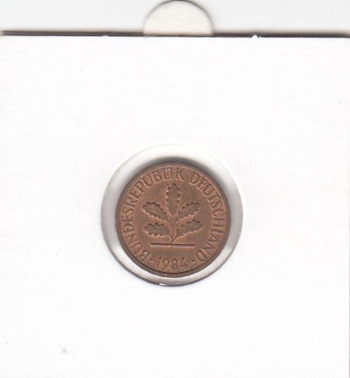 S19-MAS-04781 Duitsland 1 pfennig 1984 J KM# 105 XF, Postzegels en Munten, Munten | Europa | Niet-Euromunten, Duitsland, Verzenden