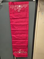 Rode Kerstloper met Sneeuwvlokken, Ophalen of Verzenden, Gebruikt