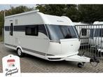 Hobby De Luxe 460 SFF Incl. Airco Mover Luifel, Caravans en Kamperen, Caravans, Overige typen, Hobby, Bedrijf, Treinzit