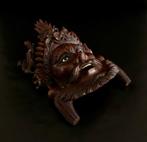 Chinees houten Masker met draken, Antiek en Kunst, Ophalen of Verzenden