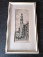 Ets gesigneerd Bloemstraat Hendrikus Roodenburg (1895-1987), Antiek en Kunst, Ophalen of Verzenden