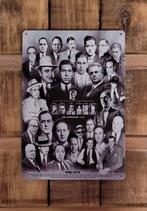 Wiseguys Maffia Gangsters reclamebord van metaal wandbord, Info@deconoord.nl, Deco Noord, Nieuw, Ophalen of Verzenden