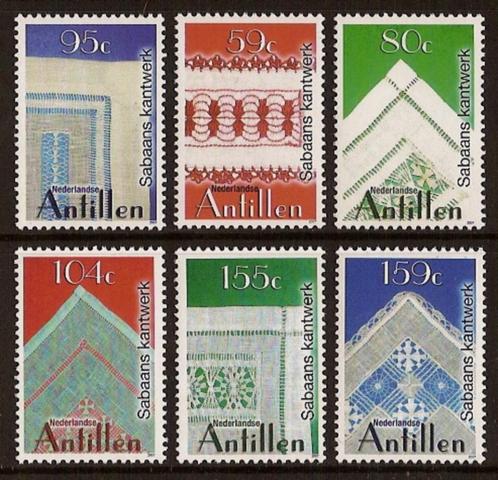 Nederlandse Antillen 1740/5 postfris Sabaans kantwerk 2007, Postzegels en Munten, Postzegels | Nederlandse Antillen en Aruba, Postfris