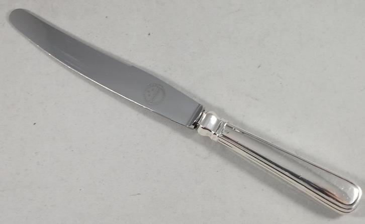 Zilveren dessertmes Rondfilet antiek 835 zilver, Antiek en Kunst, Antiek | Goud en Zilver, Zilver, Ophalen of Verzenden