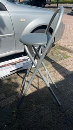 Grijze Barkruk, Gebruikt, 60 tot 90 cm, Ophalen of Verzenden, 1 kruk