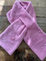 Le Chic sjaal roze met pareltjes, Kinderen en Baby's, Kinderkleding | Mutsen, Sjaals en Handschoenen, Gebruikt, Ophalen of Verzenden