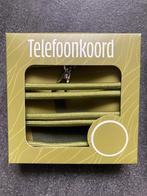 Telefoonkoord in lila en olijfgroen, Telecommunicatie, Mobiele telefoons | Toebehoren en Onderdelen, Nieuw, Overige typen, Overige merken