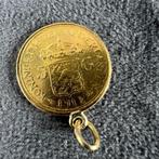 Gouden Hanger | 21k | munt Wilhelmina 5 gulden 1912 | 398428, Gebruikt, Overige voorstellingen, Ophalen of Verzenden, Goud