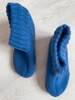 Bergstein Wollen sloffen maat 32, jongens blauw, Ophalen of Verzenden, Zo goed als nieuw, Jongen of Meisje