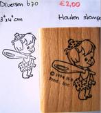 Diversen 670 Houten stempel, Ophalen of Verzenden, Gebruikt, Houten stempel