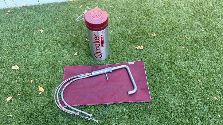 Quooker 3in1 kraan kleur RVS haaks model met een pro3 boiler, Huis en Inrichting, Keuken | Keukenbenodigdheden, Zo goed als nieuw