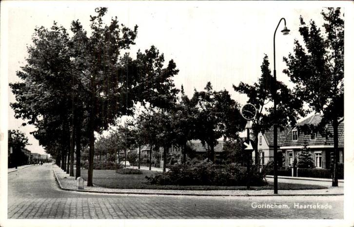 Gorinchem - Haarsekade, Verzamelen, Ansichtkaarten | Nederland, Gelopen, Utrecht, Voor 1920, Ophalen of Verzenden