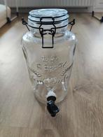 Glass drink dispenser/Groot lemonade tap (2.7L), Ophalen of Verzenden, Zo goed als nieuw