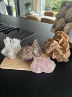 Mooie verzameling mineralen: Woestijnroos, Flogopiet, Kwarts, Ophalen of Verzenden, Zo goed als nieuw