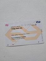 NS treinkaartje - 1 dag Trein Vrij - onbeperkt reizen, Tickets en Kaartjes, Trein, Bus en Vliegtuig, Eén persoon, Trein, Algemeen kaartje