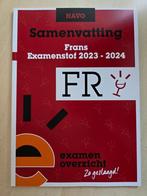 Samenvatting Frans examenstof 2023-2024 HAVO 9789464381481, Ophalen of Verzenden, Alpha, Gelezen